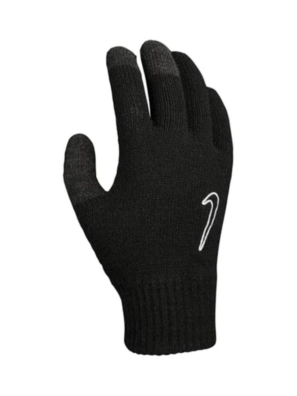 Mens Training Gloves Touchscreen Silicone Grip Knit Winter Fitness Black Gloves
